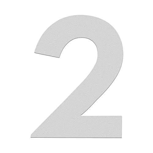 3 inch (7.5 cm) House Number, Acrylic Self Adhesive