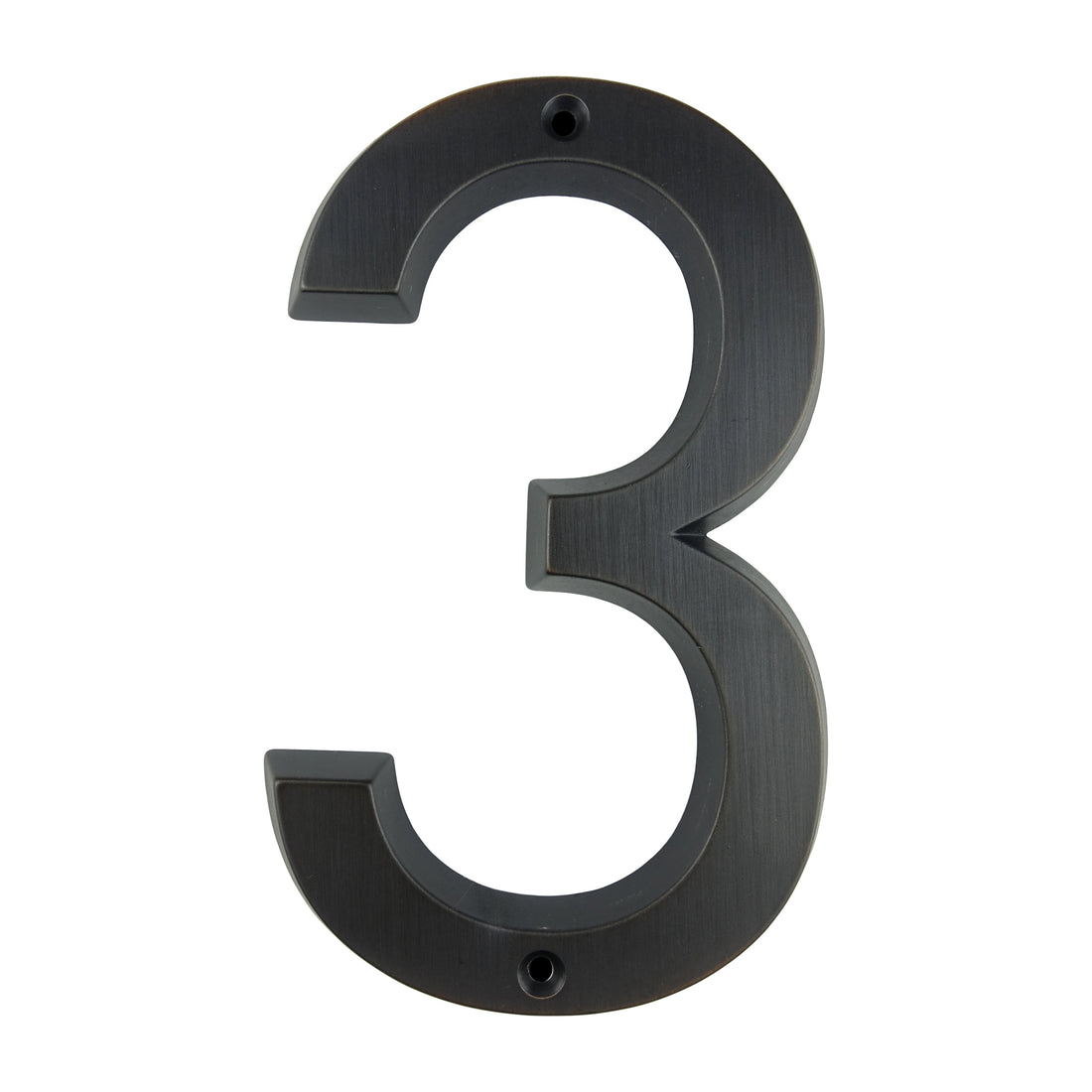 6 Inch (15 cm) House Number, Aged Bronze