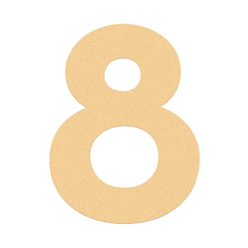 3 inch (7.5 cm) House Number, Acrylic Self Adhesive