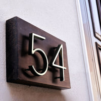 5 Inch (12 cm) House Number,Silver Zinc Alloy