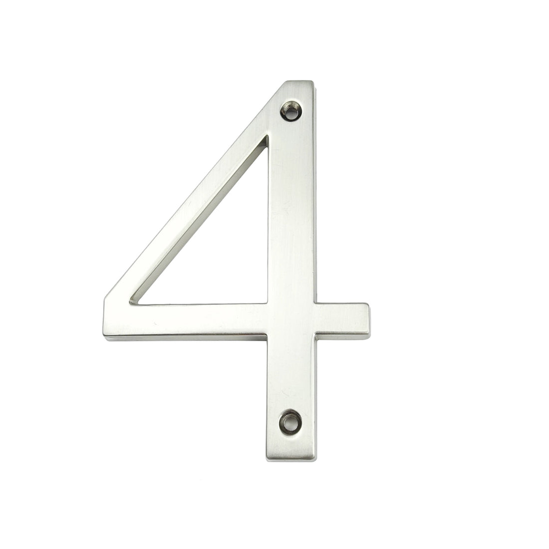 4 Inch (10 cm) House Number,Silver Zinc Alloy