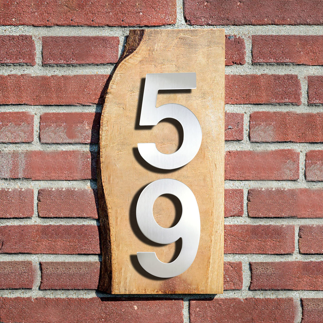 6 Inch (15cm) House Number, 304 Stainless Steel