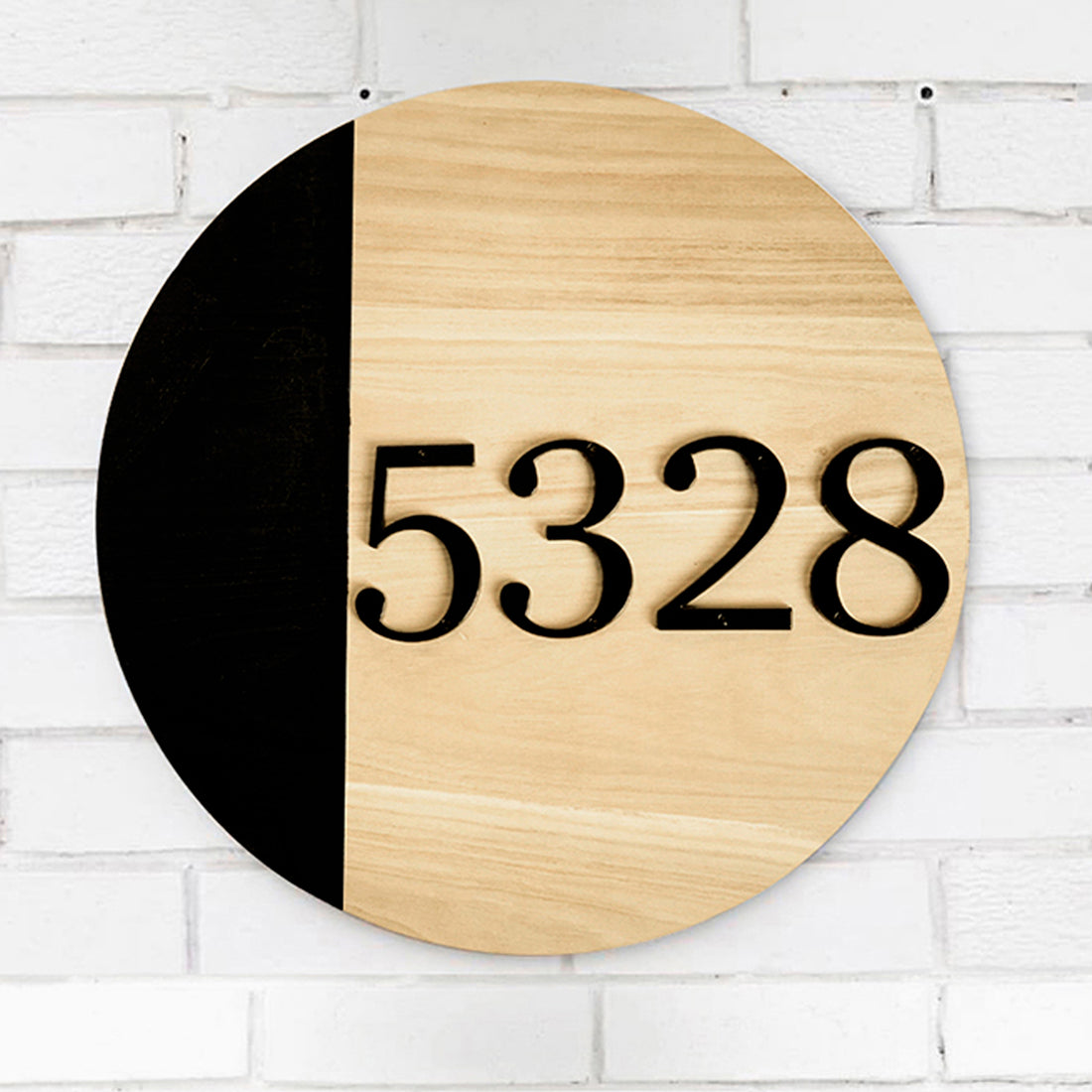 4 Inch (10 cm) House Number,Black Zinc Alloy