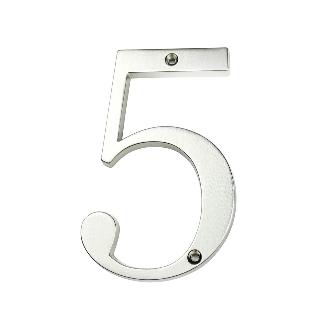 4 Inch (10 cm) House Number,Silver Zinc Alloy