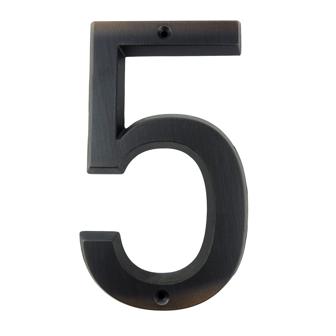 6 Inch (15 cm) House Number, Aged Bronze