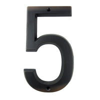 6 Inch (15 cm) House Number, Aged Bronze