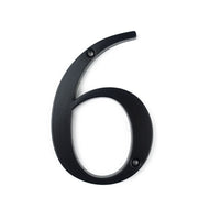4 Inch (10 cm) House Number,Black Zinc Alloy