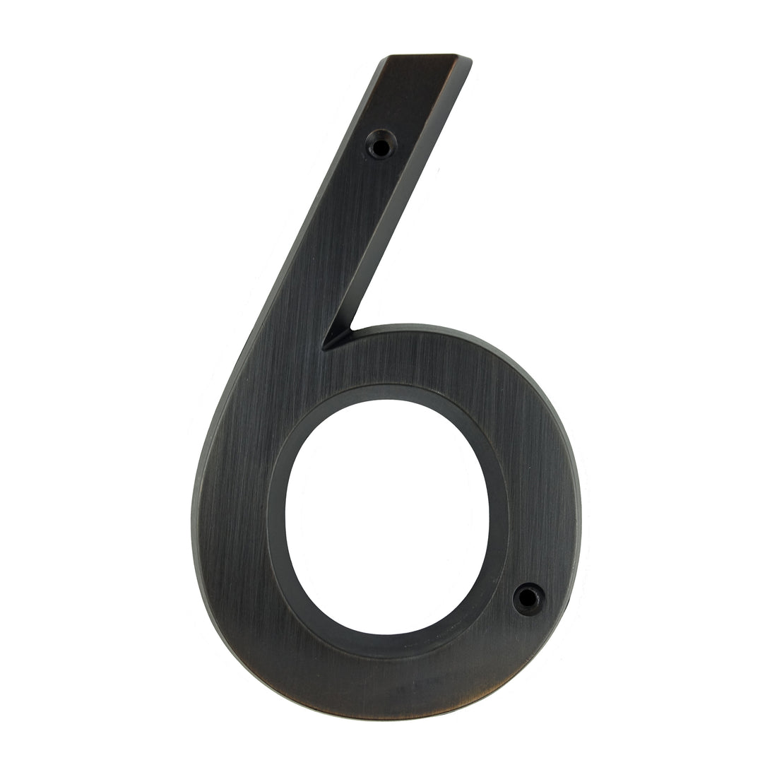 6 Inch (15 cm) House Number, Aged Bronze