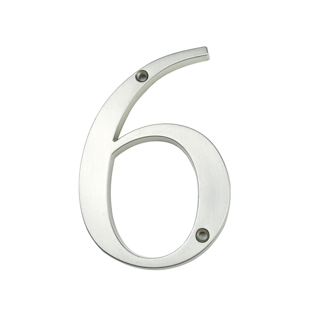 4 Inch (10 cm) House Number,Silver Zinc Alloy