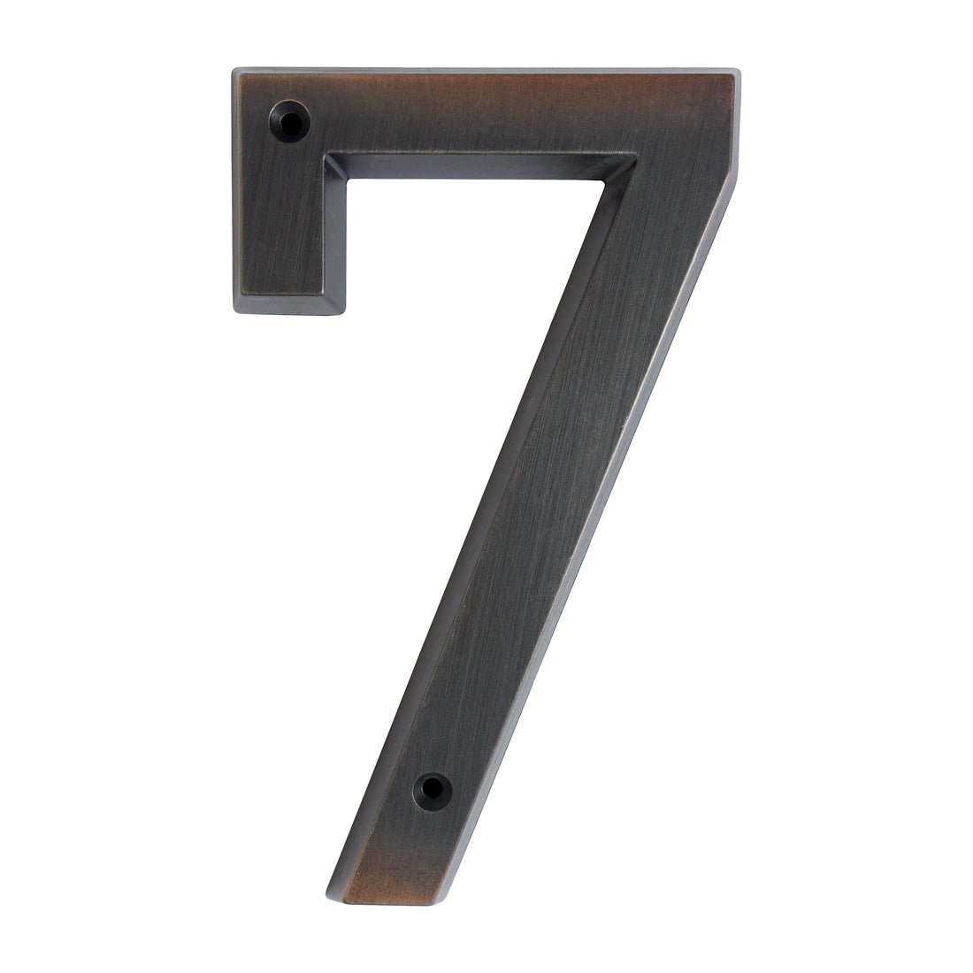 6 Inch (15 cm) House Number, Aged Bronze