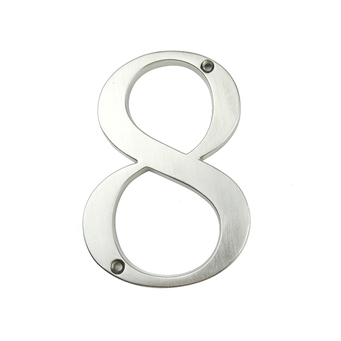 4 Inch (10 cm) House Number,Silver Zinc Alloy