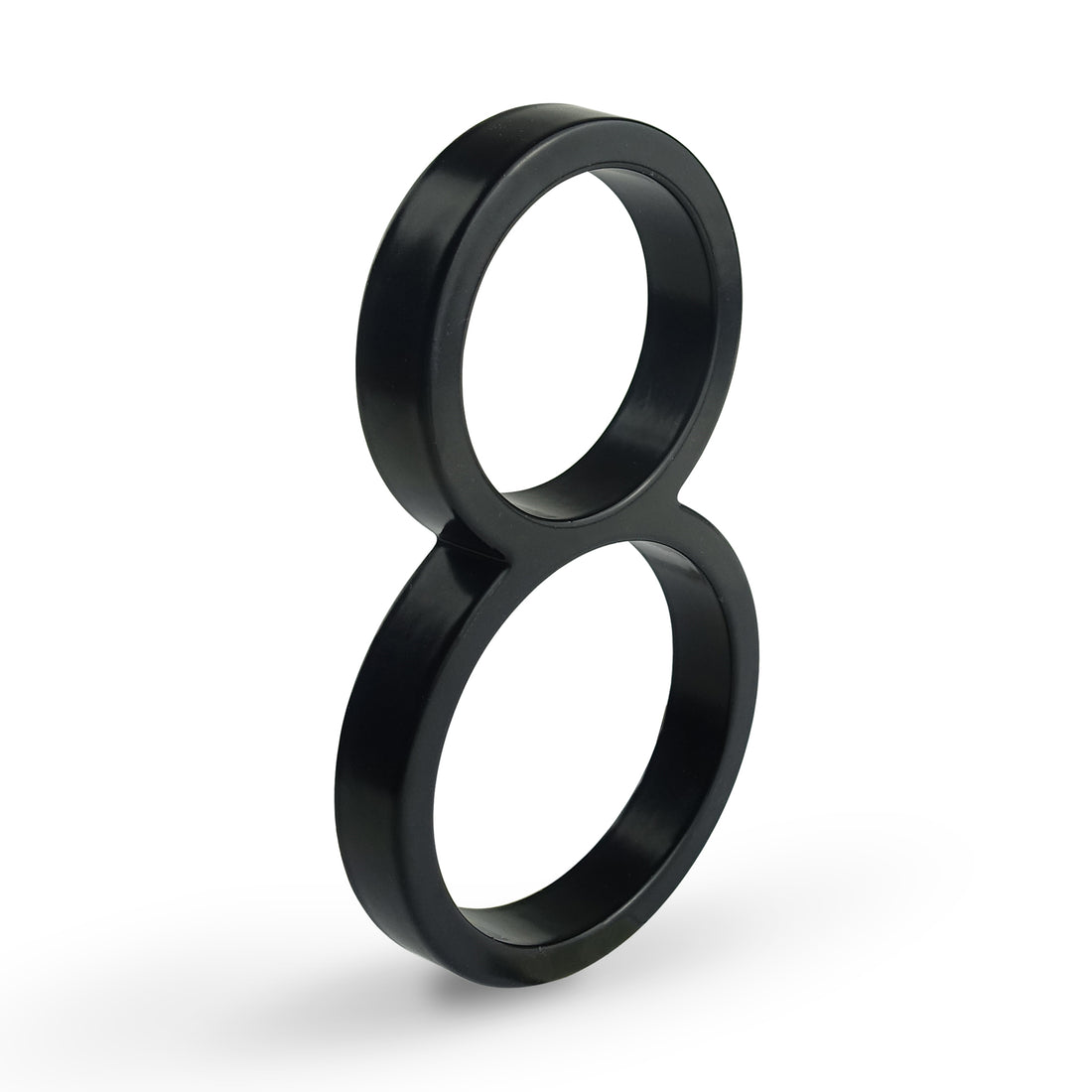 5 Inch (12 cm)  House Number, Black Zinc Alloy