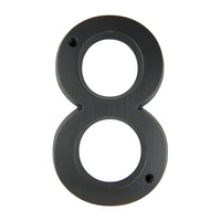 6 Inch (15 cm) House Number, Aged Bronze