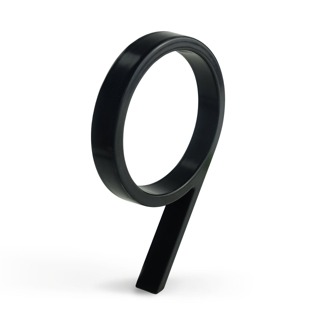 5 Inch (12 cm)  House Number, Black Zinc Alloy