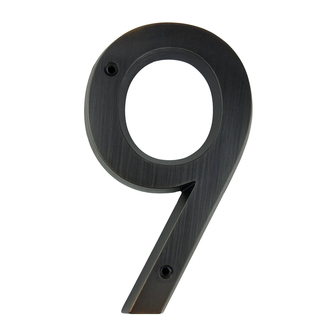 6 Inch (15 cm) House Number, Aged Bronze