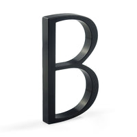 5 Inch (12 cm)  House Number, Black Zinc Alloy