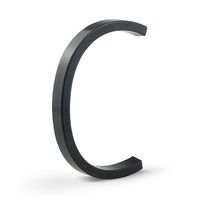 5 Inch (12 cm)  House Number, Black Zinc Alloy
