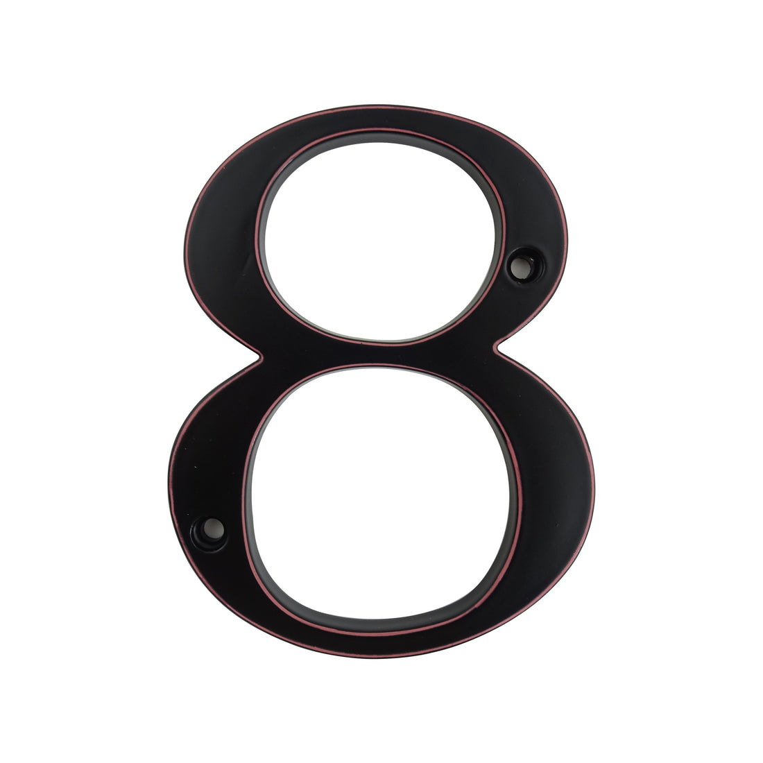 4 Inch (10 cm) House Number,Black Zinc Alloy