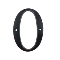 4 Inch (10 cm) House Number,Black Zinc Alloy