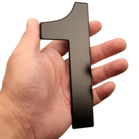 15/20/30cm House Number, Black 304 Stainless Steel