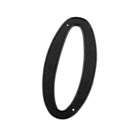 4 Inch (10 cm)  House Number,Black Zinc Alloy