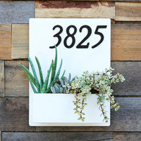 4 Inch (10 cm)  House Number,Black Zinc Alloy