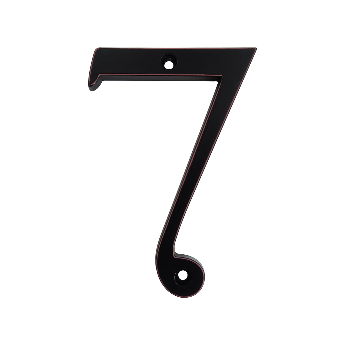4 Inch (10 cm) House Number,Black Zinc Alloy