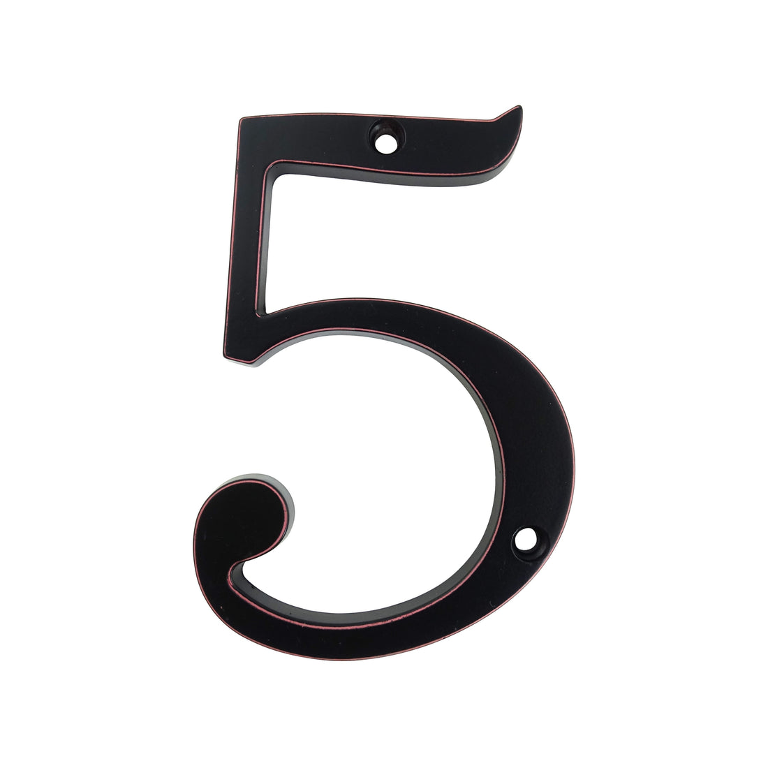 4 Inch (10 cm) House Number,Black Zinc Alloy