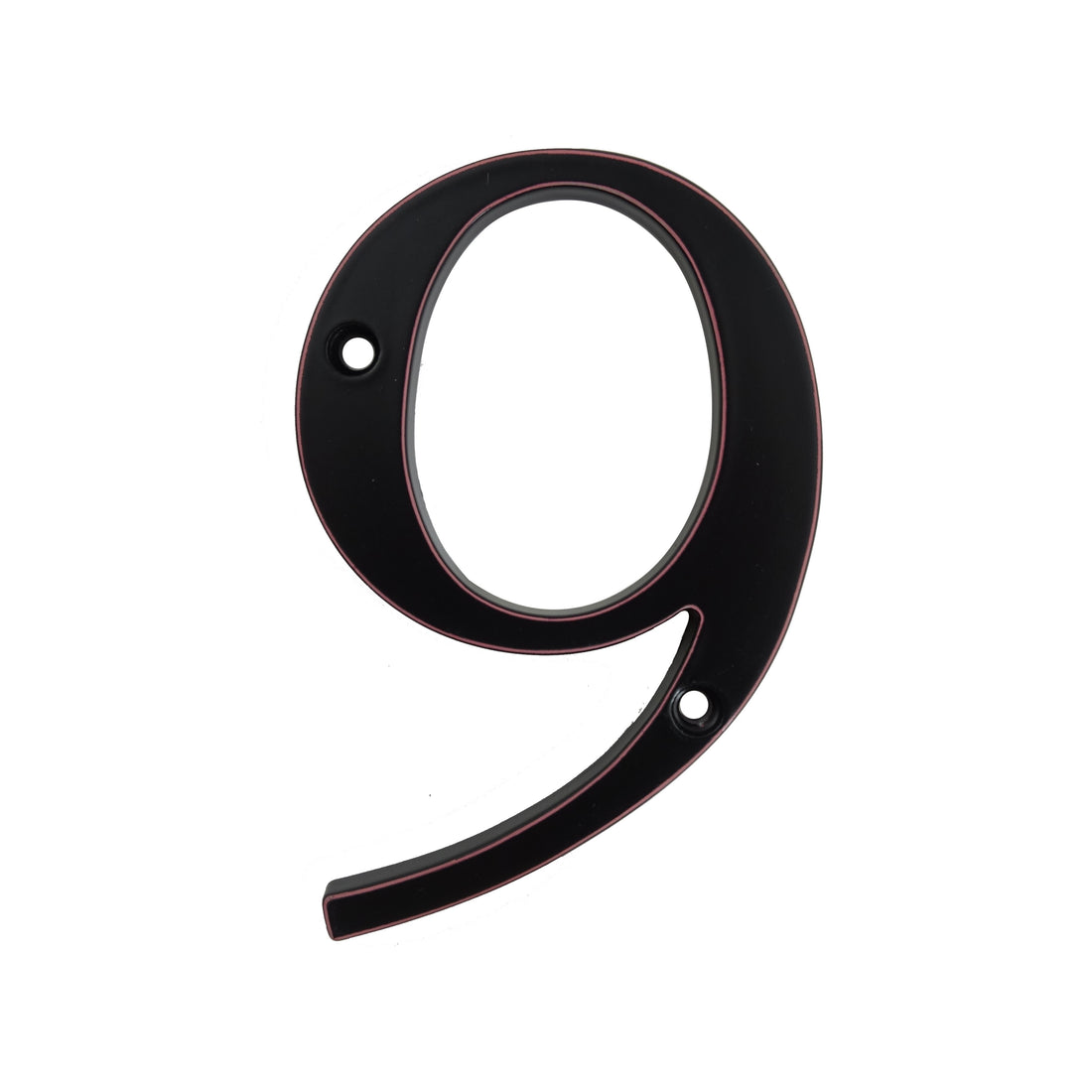 4 Inch (10 cm) House Number,Black Zinc Alloy
