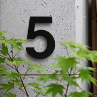 15/20/30cm House Number, Black 304 Stainless Steel