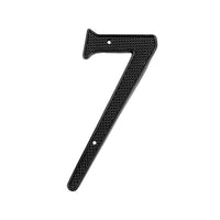 4 Inch (10 cm)  House Number,Black Zinc Alloy