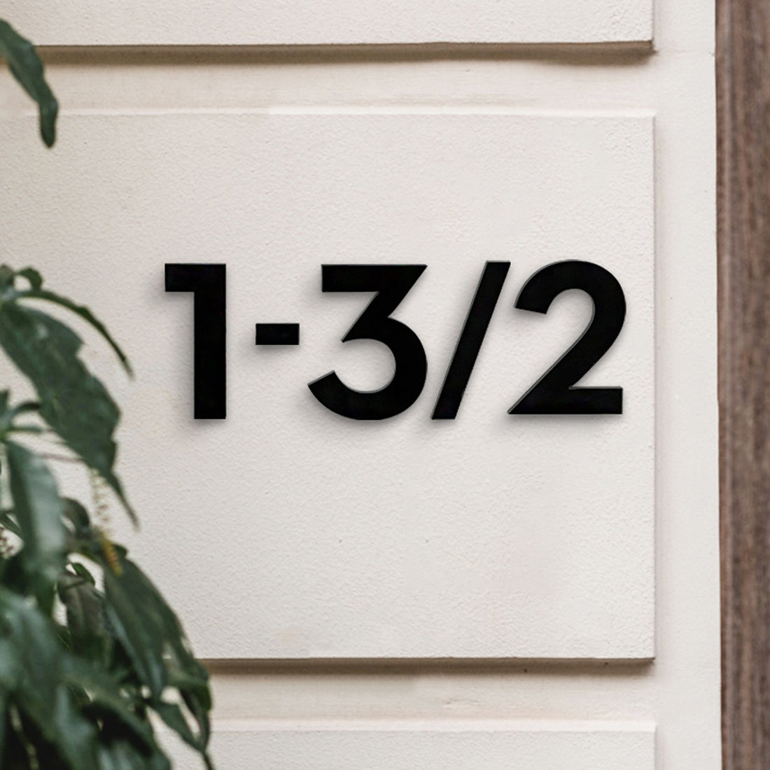 3 inch (7.5 cm) House Number, Acrylic Self Adhesive