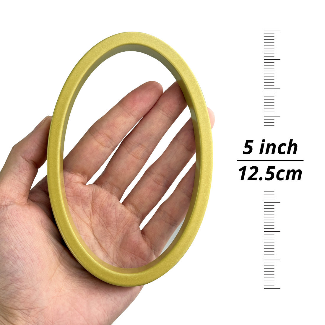 5 Inch (12 cm) House Number, Gloden Zinc Alloy