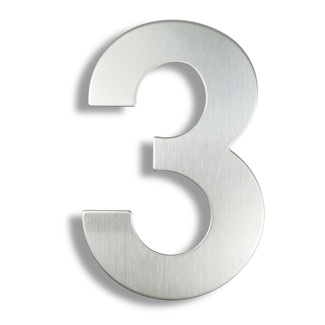 15cm House Number Sign #0-9 Huisnummer Outdoor Silver 6 inch.Door Numbers  Plate Home Address Signage Numeros Casa Exterior Big