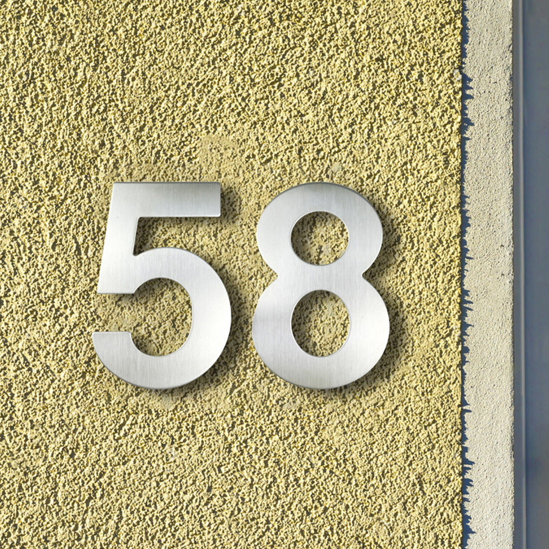 20cm House Number Stainless Steel Address Sign #0-9 Huisnummer Outdoor –  Hasware