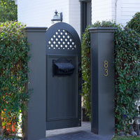 5 Inch (12 cm) House Number, Gloden Zinc Alloy