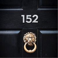 HASWARE House Number 3 inch (7.5 cm) Self Adhesive Letters Apartment Door Numbers Street Address Plaque Home, Acrylic