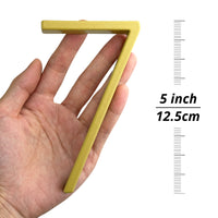 5 Inch (12 cm) House Number, Gloden Zinc Alloy
