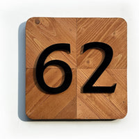 HASWARE 4 Inch Self-Adhesive House Number - Waterproof and Weather Resistant - Easy Installation for Mailbox, Posts, Door