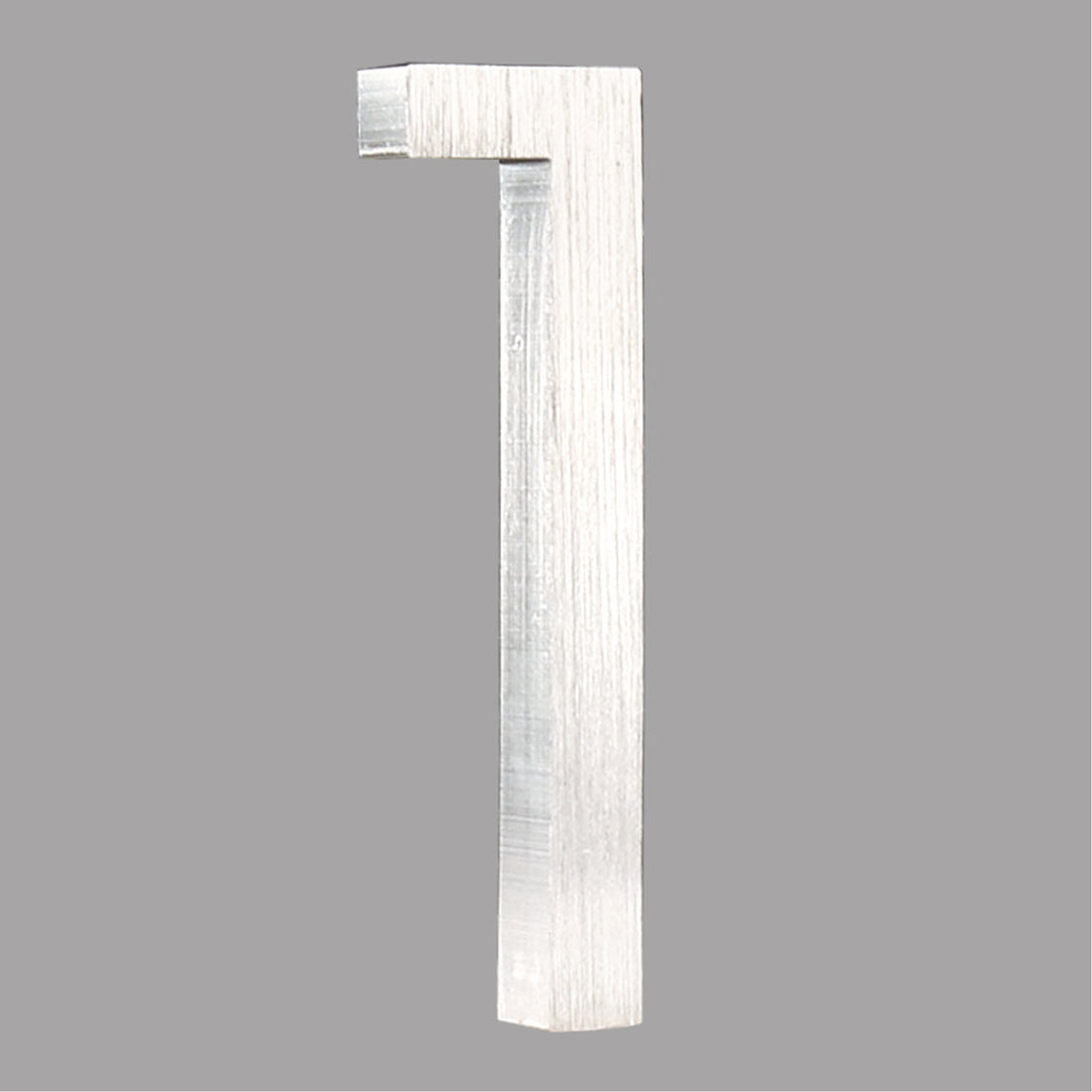 6 inch (15cm) House Number, Silver Aluminium Alloy