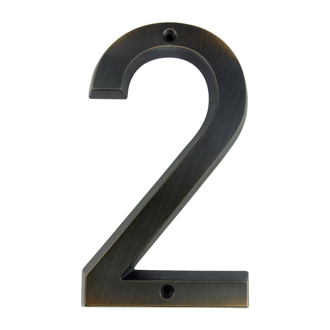 6 Inch (15 cm) House Number, Aged Bronze
