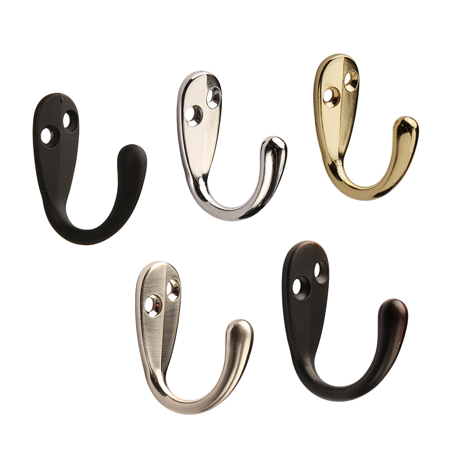 6 PCS Wall Mounted Hooks Coat Hooks