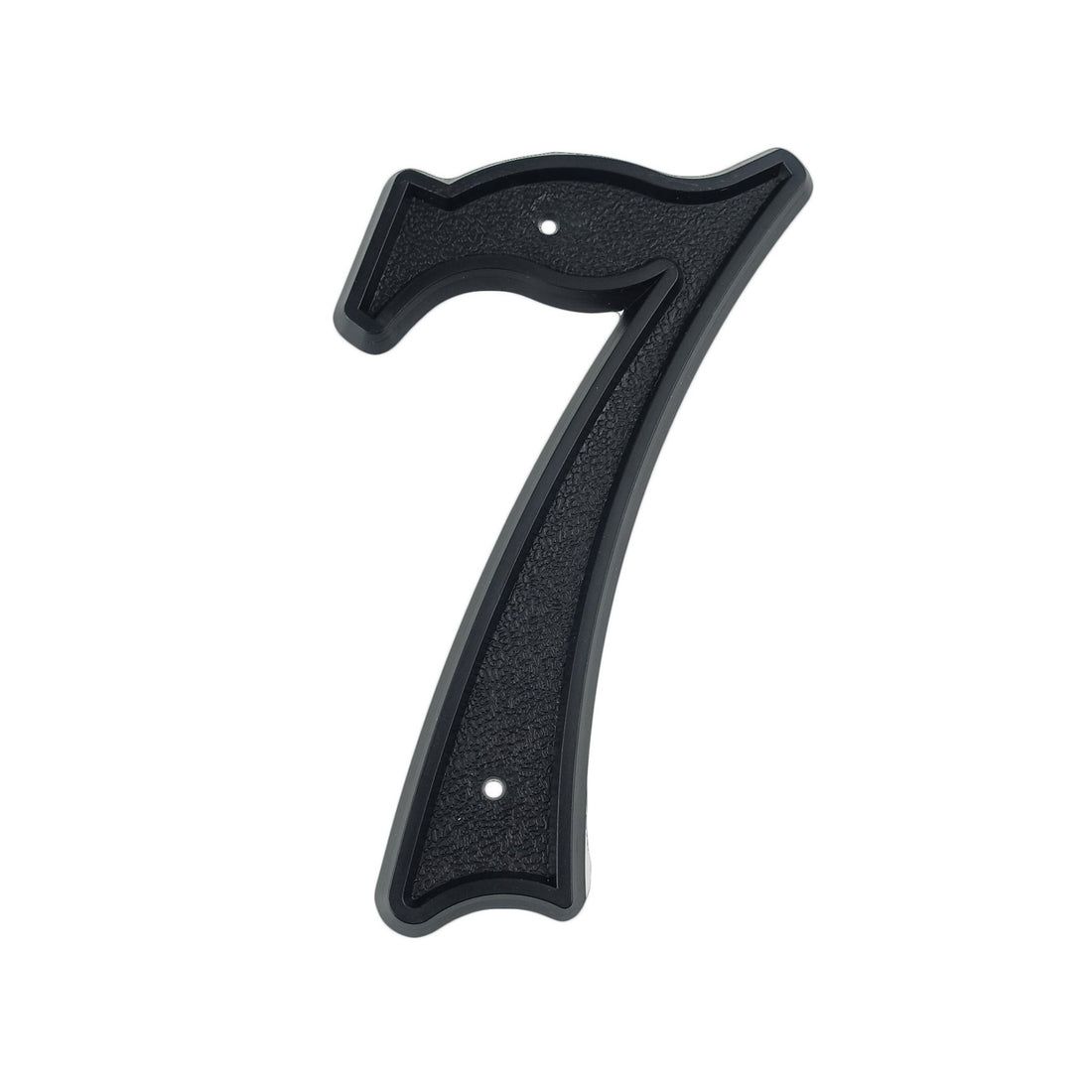 5.5 Inch (13.9 cm) House Number, Black ABS Plastic