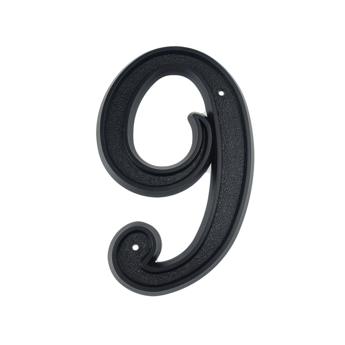 5.5 Inch (13.9 cm) House Number, Black ABS Plastic